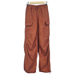 🔥3/$15🔥Wild Fable Baggy Parachute Pants Rust Cargo Utility Streetwear Gorpcore